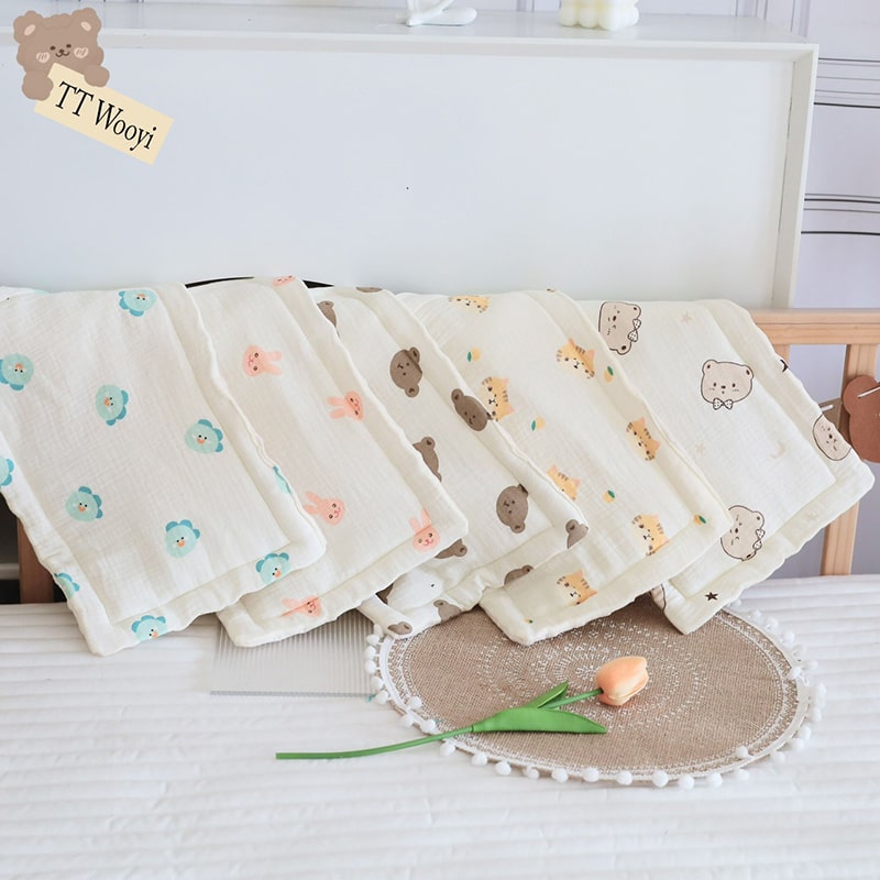 Gối xô muslin hạt đậu TT002 thùng 100 chiếc