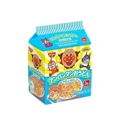Mì chú hề Nissin Anpanman vị hải sản 90g AD5381 thùng 9 gói