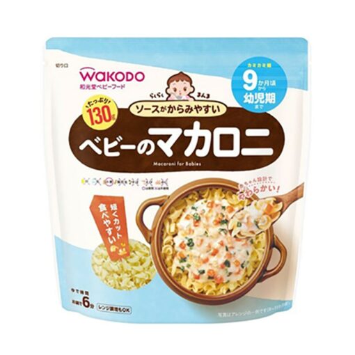 Nui xoắn wakodo makaroni 9 130g AD4534 thùng 12 gói