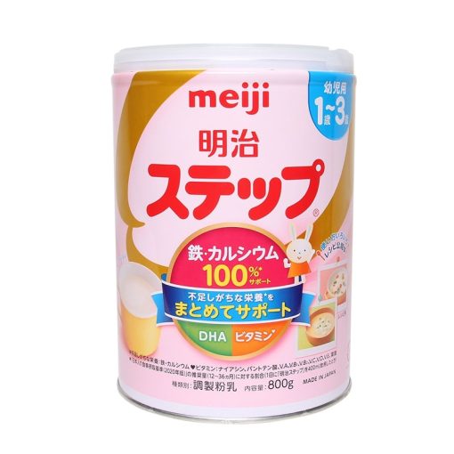 Sữa bột Meiji số 1-3, hộp 800g AD6500 thùng 8 hộp