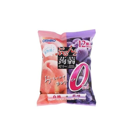 Thạch Orihiro vị đào và nho 240g AD8249 thùng 12 gói