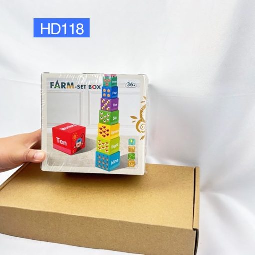 Hộp xếp chồng gỗ HD118