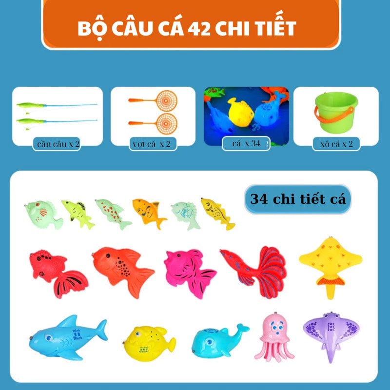 Bộ câu cá 42 chi tiết THL028