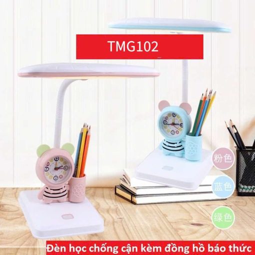 Đèn học kèm đồng hồ báo thức TMG102 thùng 24 chiếc