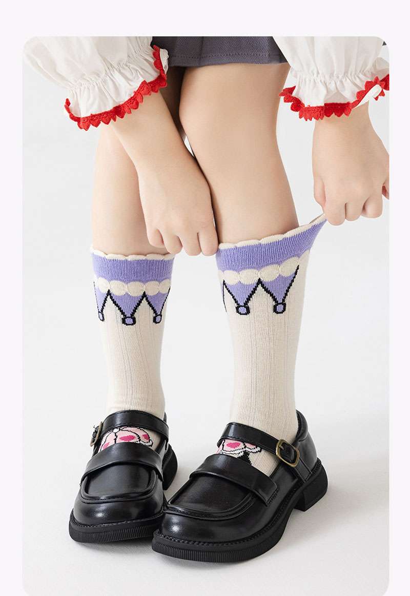 Tất Kuromi size 1-5 tuổi THT008 thùng 500 đôi