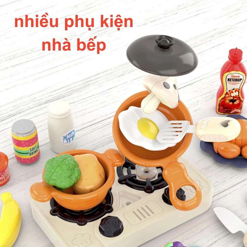 Đồ chơi nấu ăn cỡ lớn 48 chi tiết hd132