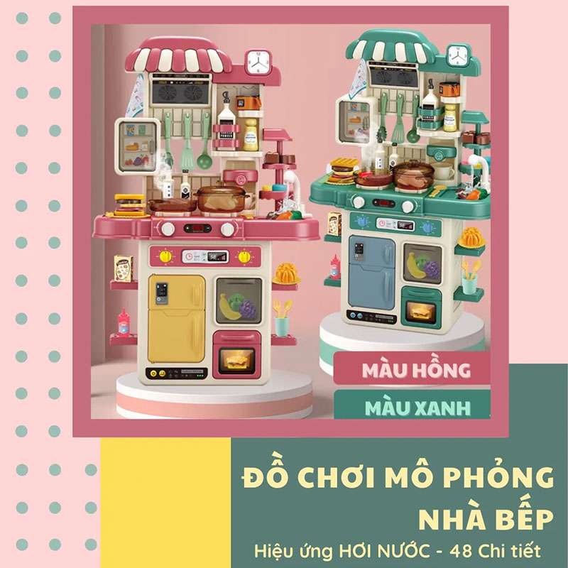 Đồ chơi nấu ăn cỡ lớn 48 chi tiết hd132