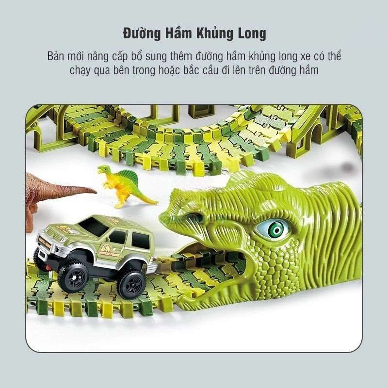 Đường ray khủng long 240 chi tiết hd128