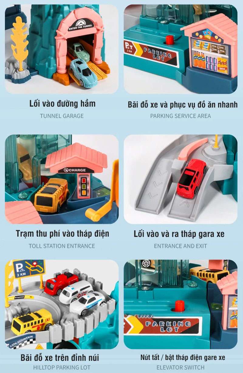 Lego hầm trượt sư tử hd124