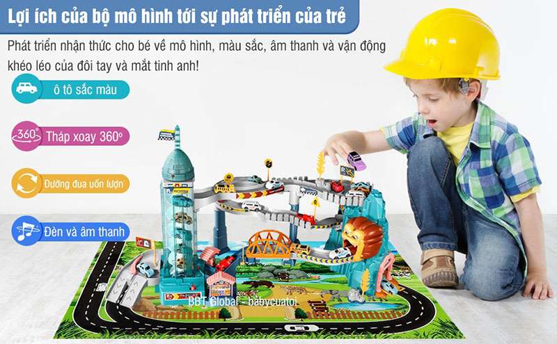 Lego hầm trượt sư tử hd124