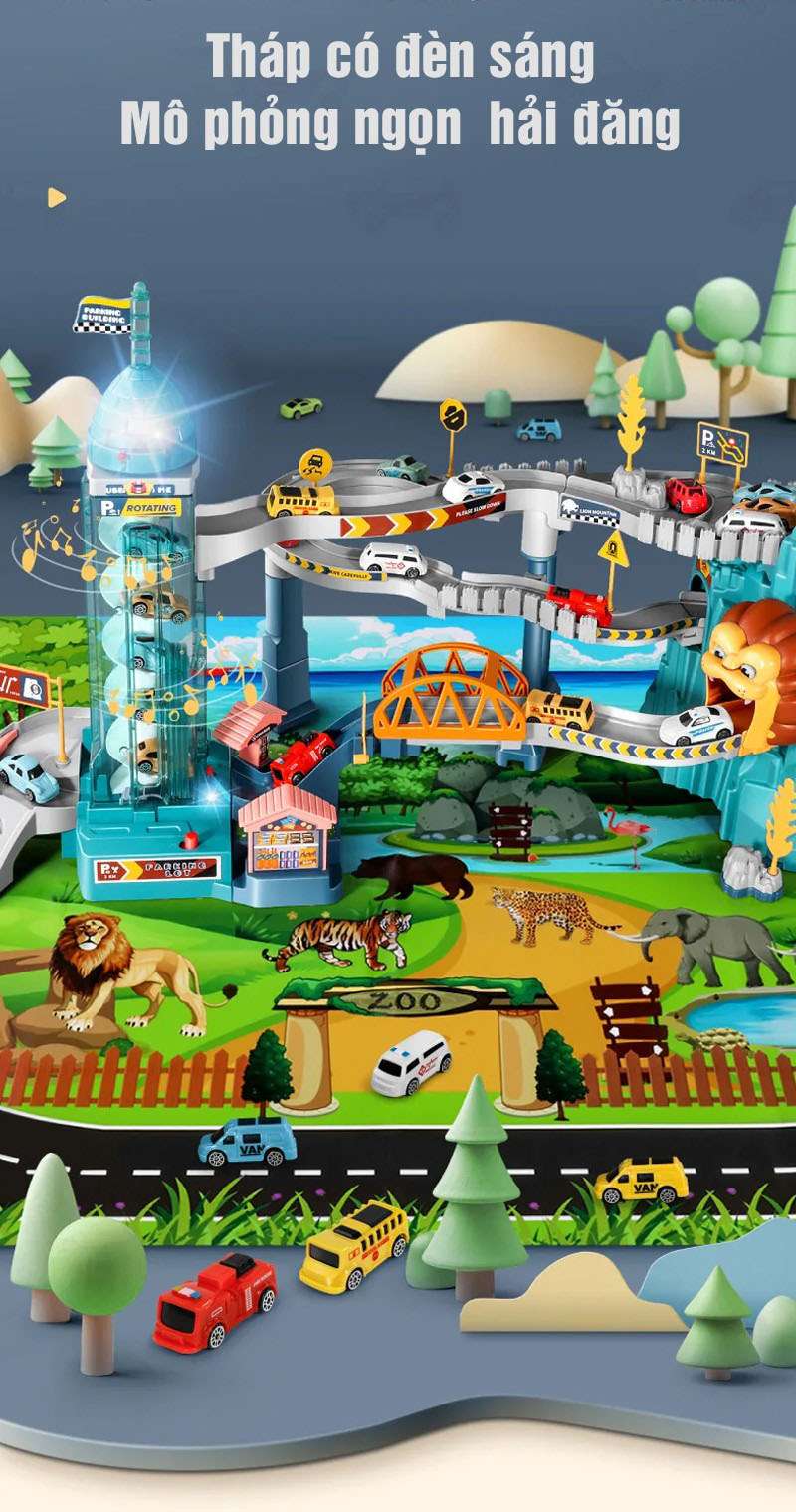 Lego hầm trượt sư tử hd124
