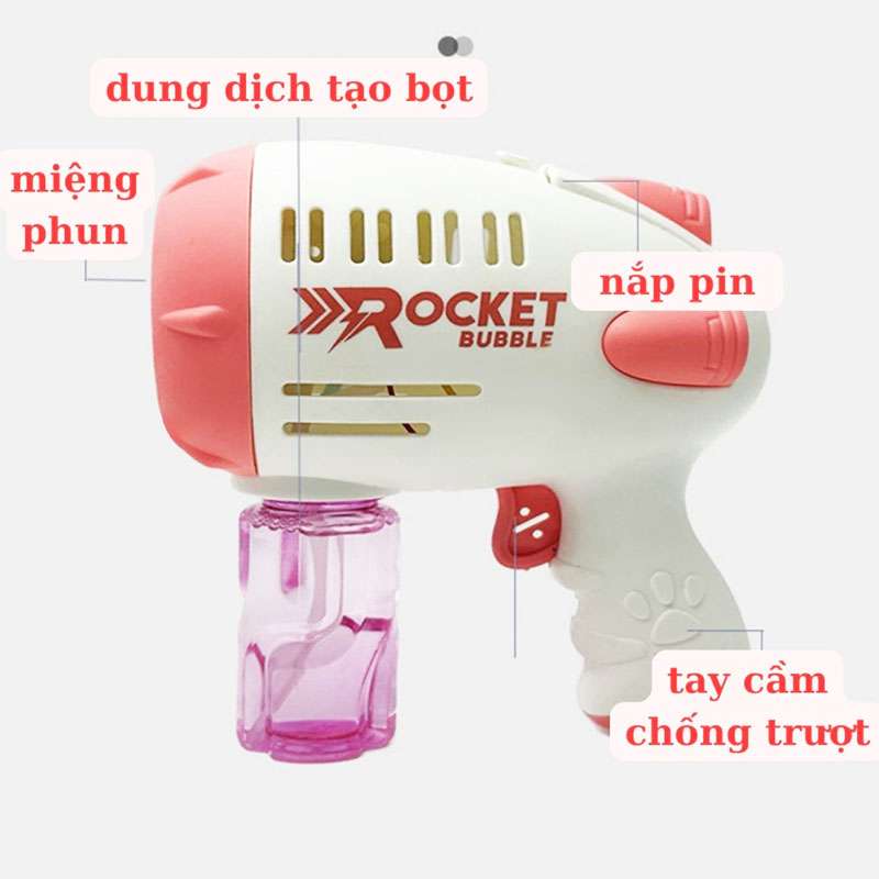 Súng bắn bong bóng Rocket hd129