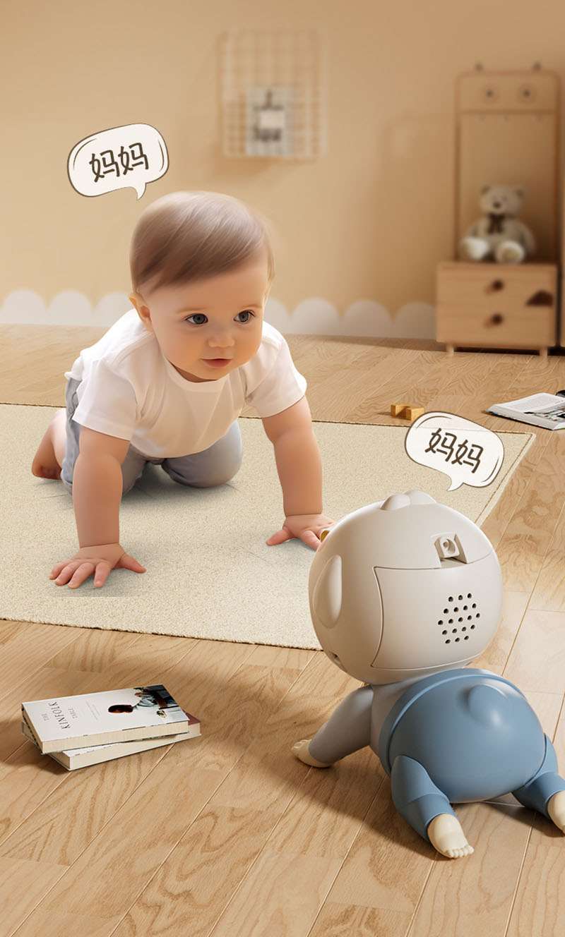 Em bé tập bò HD216