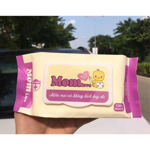 Set 5 thùng khăn ướt Momlove KU002 thùng 24 gói 80 tờ