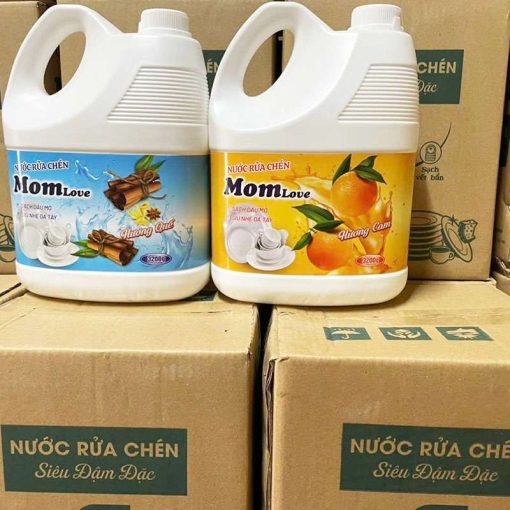 Set 10 thùng nước rửa chén Momlove KU010 thùng 2 chai