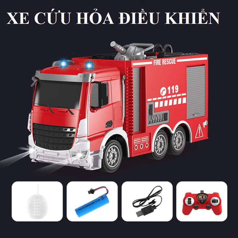 Xe cứu hoả điều khiển từ xa HD182