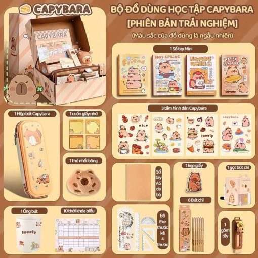 Bộ đồ dùng học tập Capybara HD242