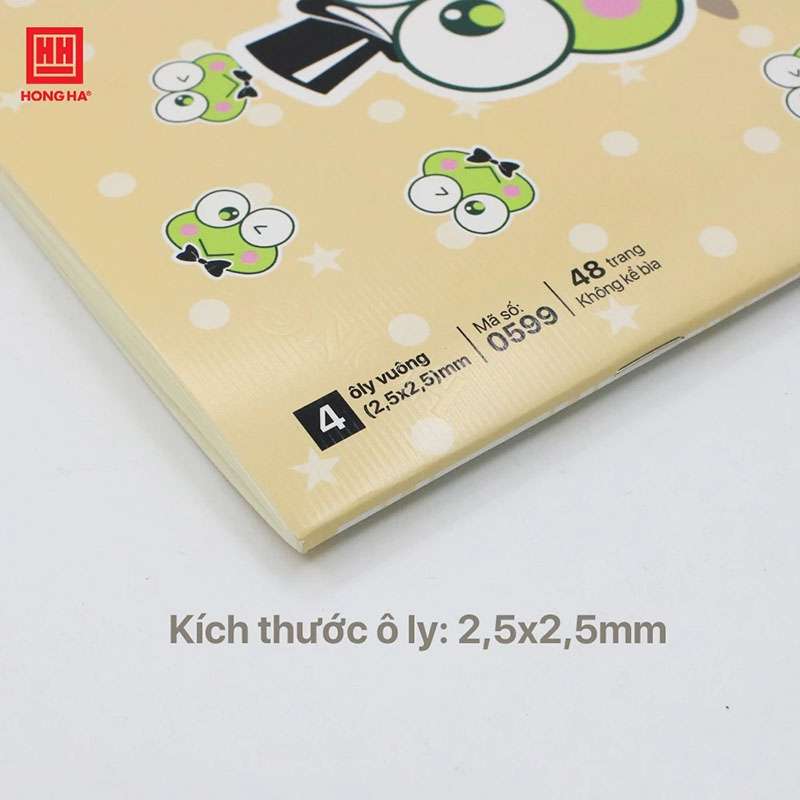 Vở ô ly ếch cốm H012 Vở ô ly ếch cốm H012