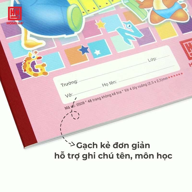 Vở ô ly school H013 Vở ô ly school H013