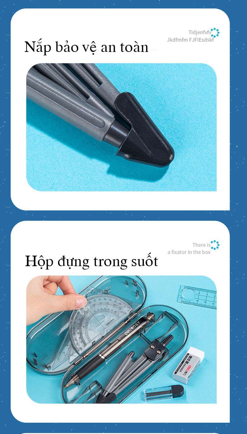 bộ dụng cụ học tập 8 món hk015