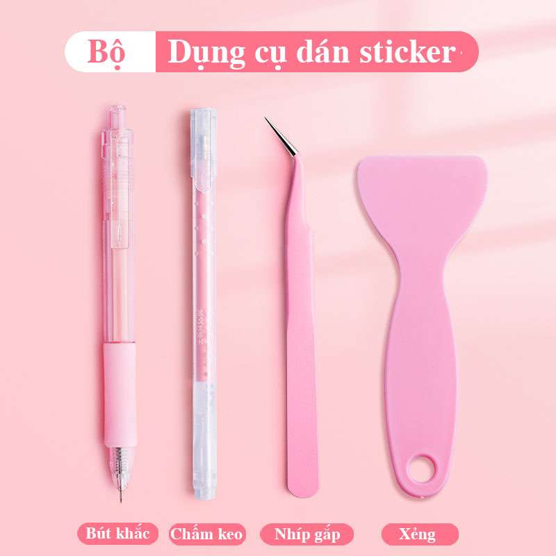 Bộ dụng cụ dán Sticker hk014