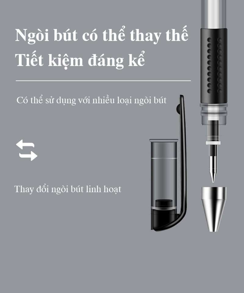 Bút bi nước Deli hk02