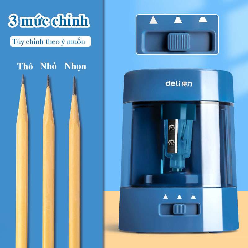 Gọt bút chì điện Deli hk09