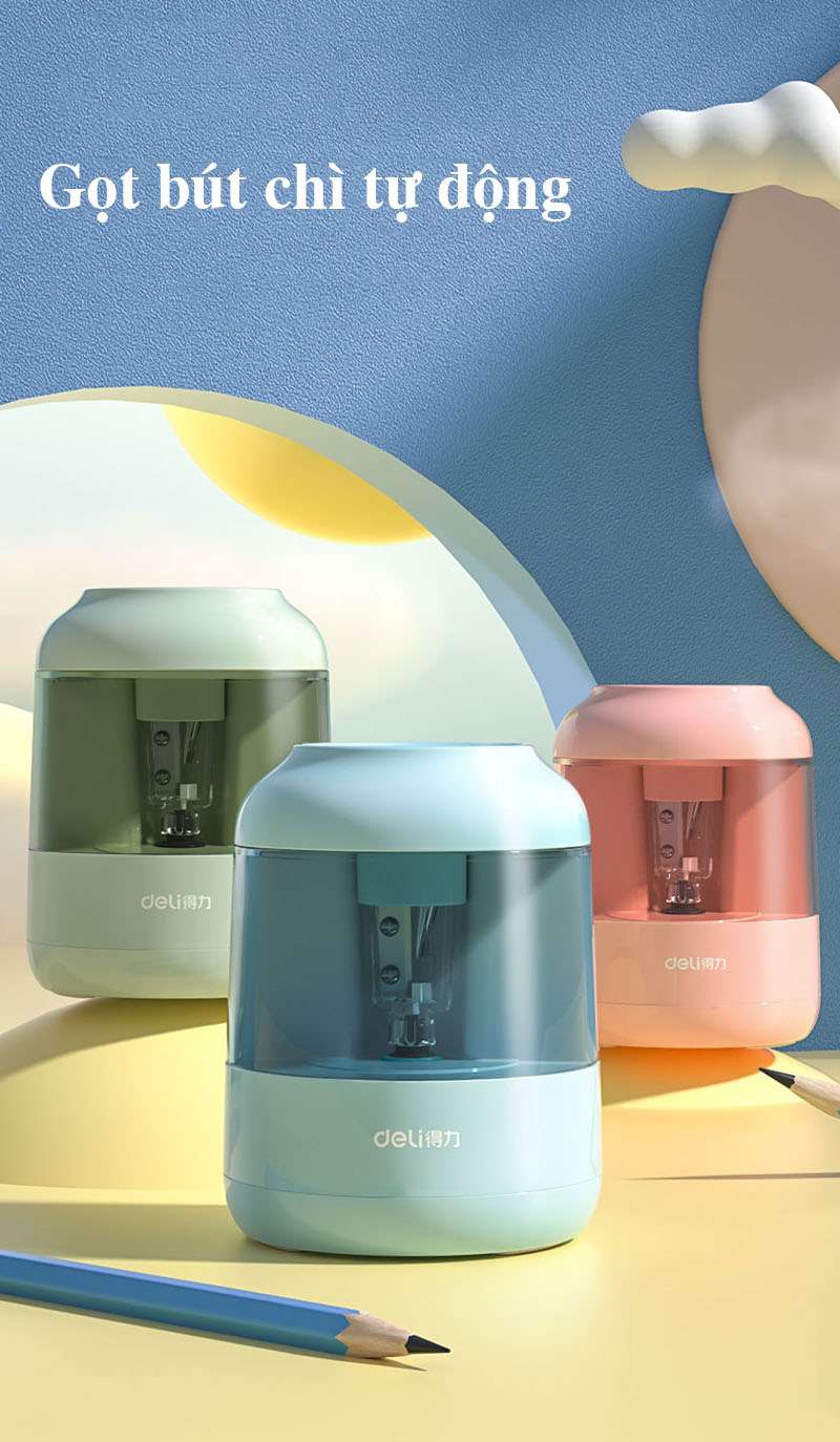 Gọt bút chì Deli tự động hk06 Gọt bút chì Deli tự động hk06