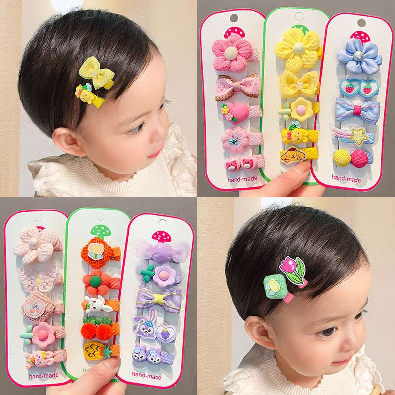 Kẹp tóc bọc vải hk010