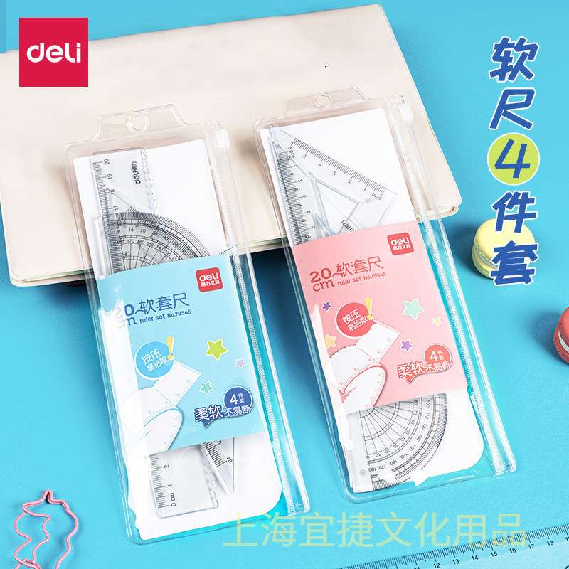 Bộ 4 eke Deli có thể uốn cong HK070