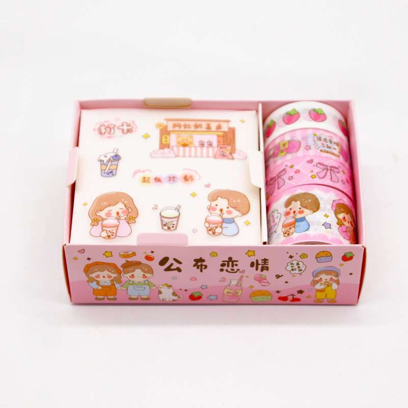 Hộp 8 món washi sticker hk114