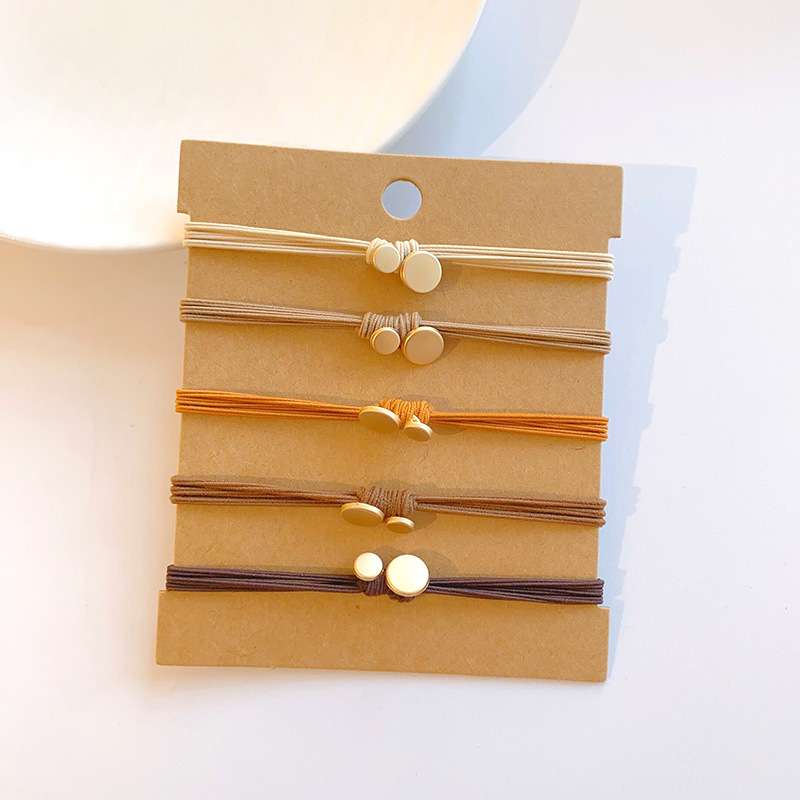 Set 5 dây buộc tóc họa tiết hk144