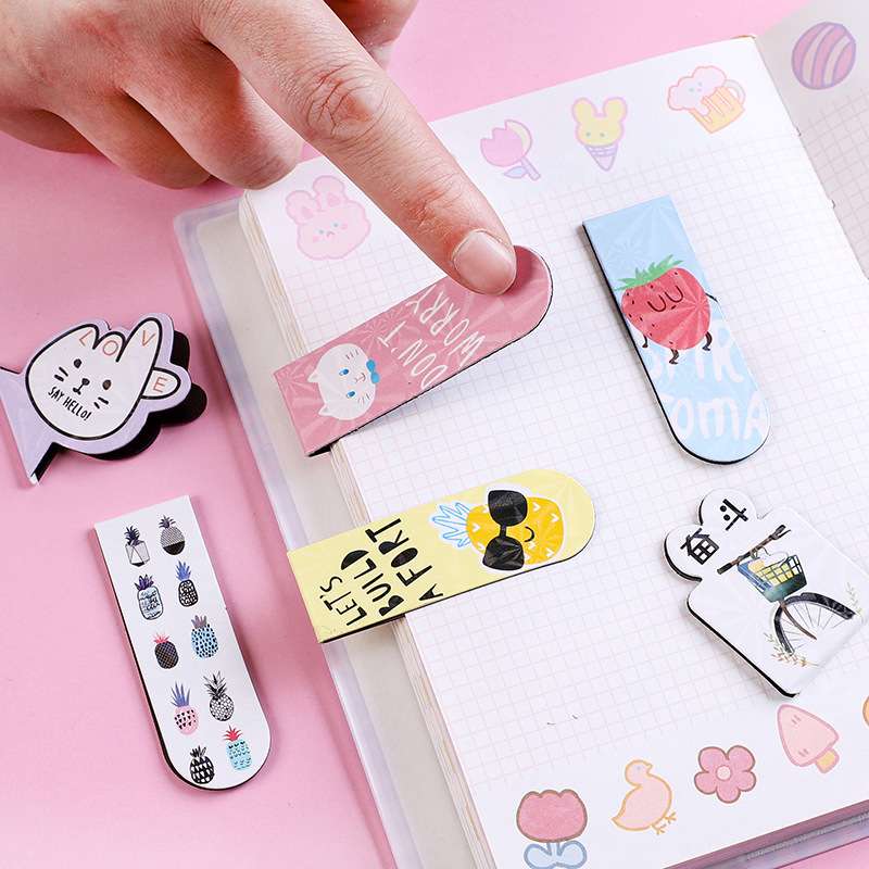 Set 6 thanh đánh dấu sách nam châm hk146 Set 6 thanh đánh dấu sách nam châm hk146